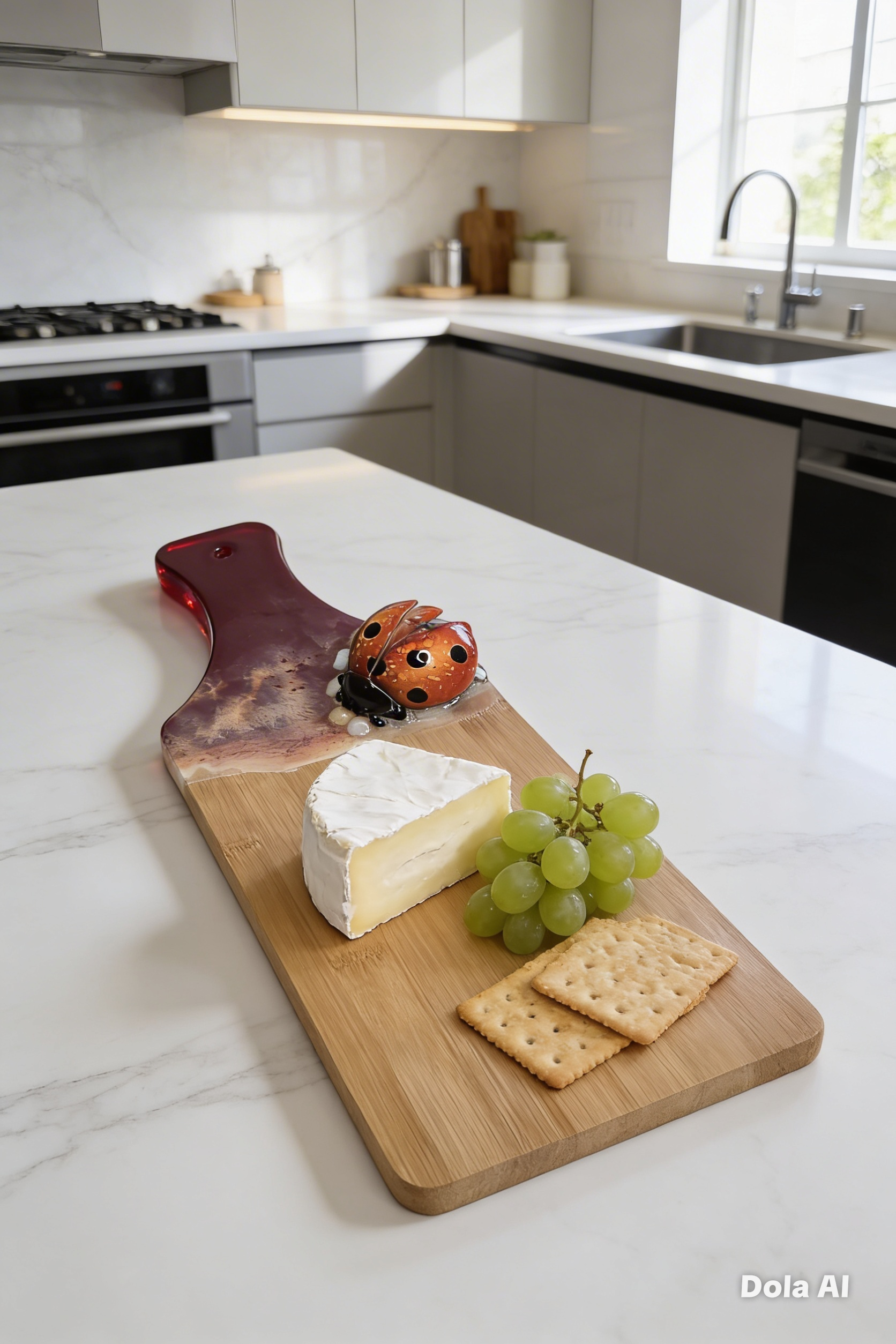 Epoxy Resin Bamboo Wooden Cutting Boards set