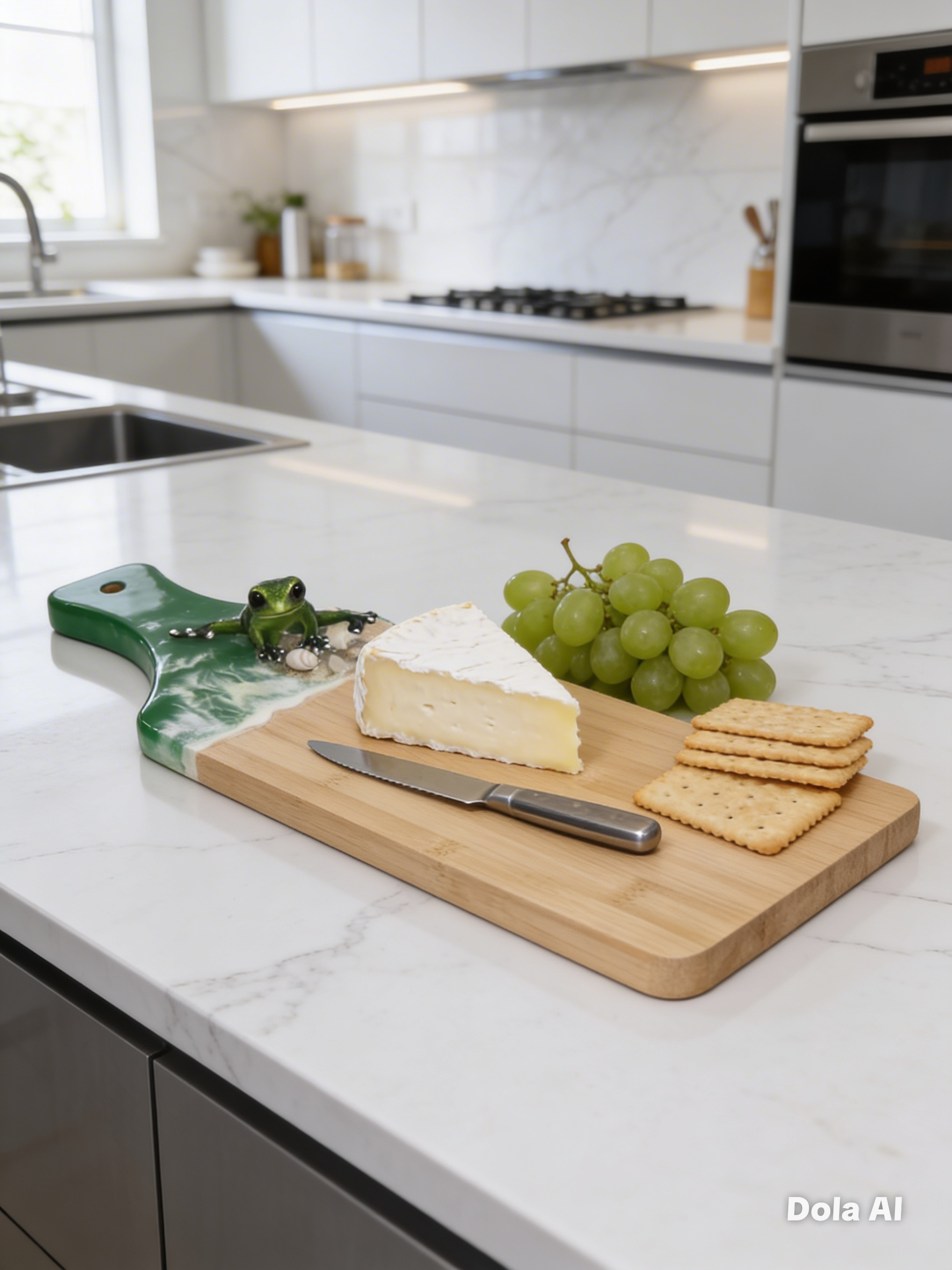 Epoxy Resin Bamboo Wooden Cutting Boards set